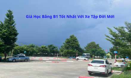 Giá Học Bằng B1 2026 Tốt Nhất Với Xe Tập Đời Mới