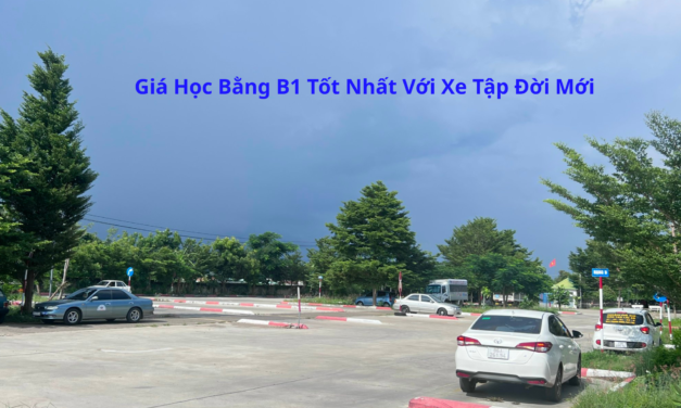 Giá Học Bằng B1 2026 Tốt Nhất Với Xe Tập Đời Mới