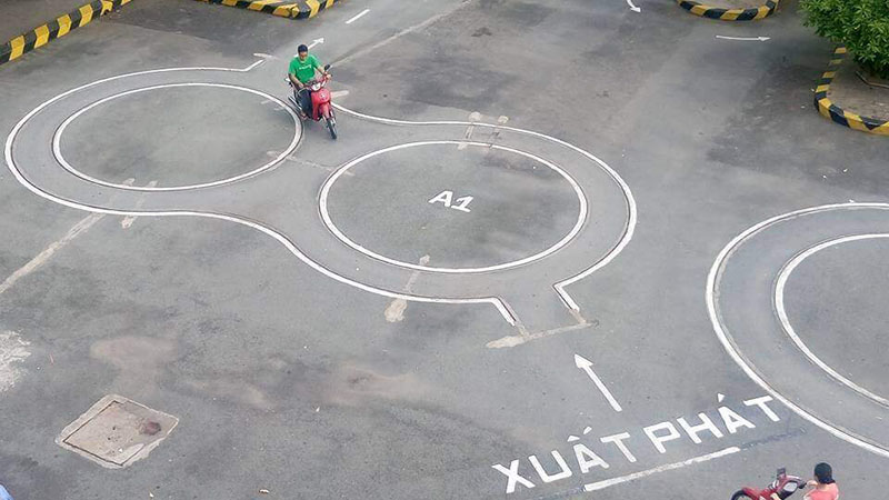 Thi Sa Hình Lái Xe Hạng A1-Đăng Ký Giấy Phép Lái Xe A1