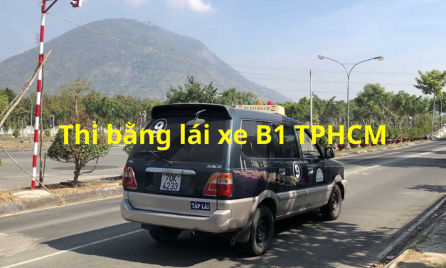 TOP 10+ Trung Tâm Thi Bằng Lái Xe B1 TPHCM 2026 uy tín