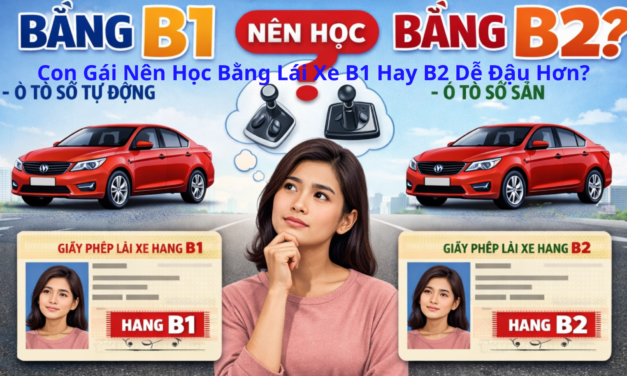 Con Gái Nên Học Bằng Lái Xe B1 Hay B2 2026 Dễ Đậu Hơn?