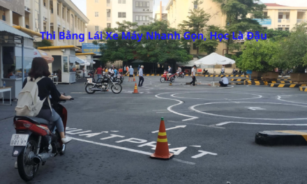 Thi Bằng Lái Xe Máy 2026 Nhanh Gọn, Học Là Đậu